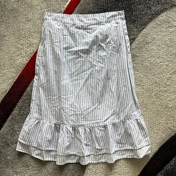 GAP Faux Wrap MIDI Striped Skirt - Picture 6 of 6